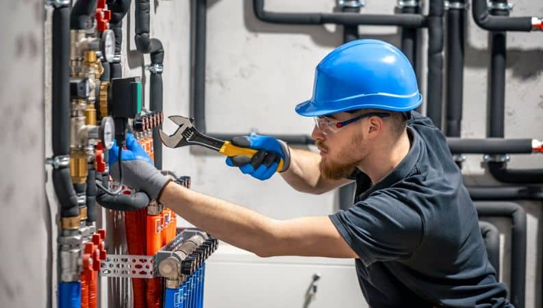 Plumbing fixture installation